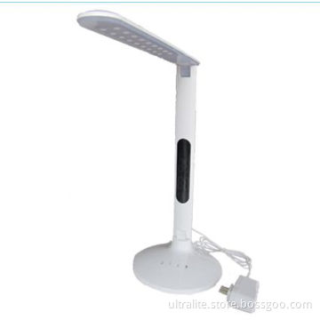 multi-purpose lamp with thermometer,touch control led table lamp,folded flexible led desk lamp
